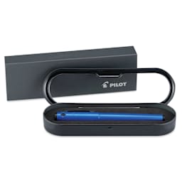 Pilot Explorer Fountain Pen - Blue, inside of the carrying case
