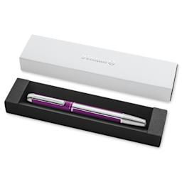 Pelikan Pura Fountain Pen - Purple, in packaging