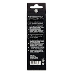 Faber-Castell Black Edition Grip Fineliners - Pastel Colors, Set of 5, back of the packaging
