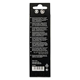 Faber-Castell Black Edition Grip Fineliners - Basic Colors, Set of 5, back of the packaging