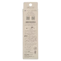 Kuretake Zig Cocoiro Letter Pen - Haze Blue, Extra Fine Brush Nib, back of packaging