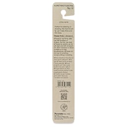 Kuretake No. 14 Pocket Brush Pen - Black, back of packaging
