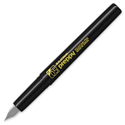 Platinum Preppy Fountain Pen - All Black, Medium, without cap