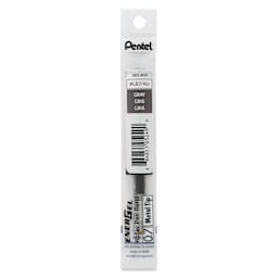 Pentel EnerGel Liquid Gel Pen Refill - Gray, 0.7 mm, front of packaging