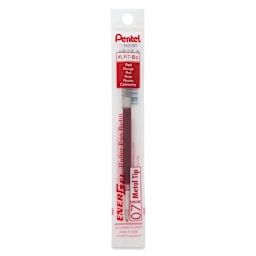 Pentel EnerGel Liquid Gel Pen Refill - Red, 0.7 mm, front of packaging