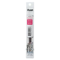Pentel EnerGel Liquid Gel Pen Refill - Magenta, 0.7 mm, front of packaging