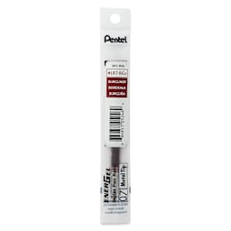 Pentel EnerGel Liquid Gel Pen Refill - Burgundy, 0.7 mm, front of packaging
