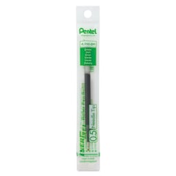 Pentel EnerGel Liquid Gel Pen Refill - Green, 0.5 mm, front of packaging