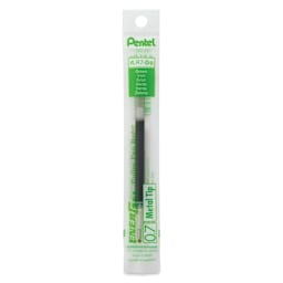 Pentel EnerGel Liquid Gel Pen Refill - Green, 0.7 mm, front of packaging