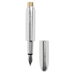 Kolo Tino Raw Metal Fountain Pen - Raw Aluminum