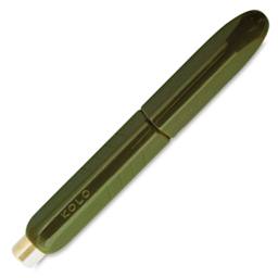 Kolo Tino Acrylic Fountain Pen - Wasabi, cap on