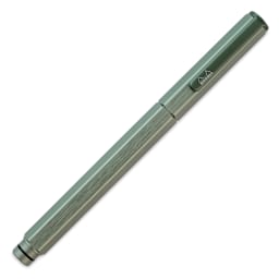 Rhodia Script Fountain Pen - Sage, Fine Nib, capped