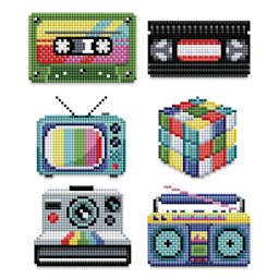 Diamond Art Club Mini Dazzles Kit - 80's, all 6 finished pieces