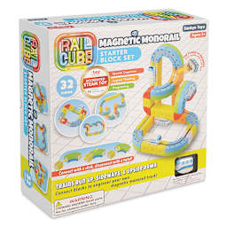 Rail Cube Magnetic Monorail Starter Set, packaging