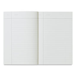 Notem Vita Notebook - Bordeaux, Ruled, 5" x 7-1/4", open