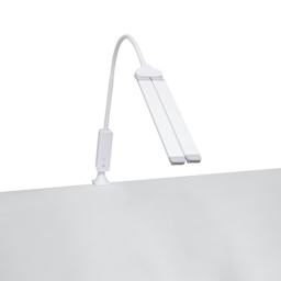 Artograph Split Bar Lamp with Table Clamp - White, with lights pushed together