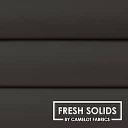 Camelot Fresh Solids Cotton Fabric - Carbon, 44" x 15 yds