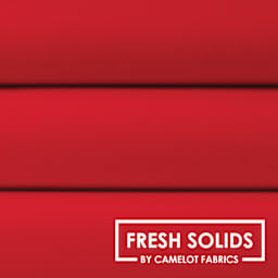 Camelot Fresh Solids Cotton Fabric - Poppy, 44" x 15 yds