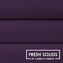 Camelot Fresh Solids Cotton Fabric - Amethyst, 44" x 15 yds