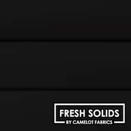 Camelot Fresh Solids Cotton Fabric - Black, 44" x 15 yds