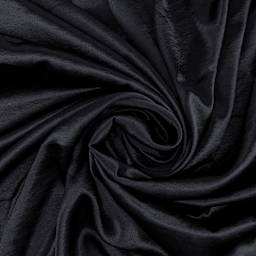 Camelot Solid Hammered Satin - Black, 57" x 15 yds, rolled up