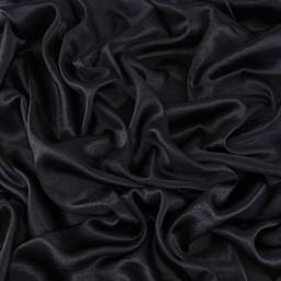 Camelot Solid Hammered Satin - Black, 57" x 15 yds
