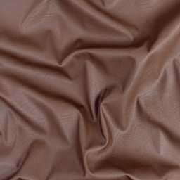 Camelot Solid Faux Leather - Brown, 55" x 15 yds, wrinkled