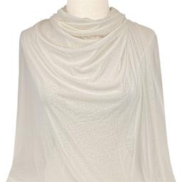 Camelot Solid Mesh - White, 57" x 15 yds, mesh shaw
