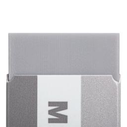 Tombow Mono Colors Eraser - Gray, close up