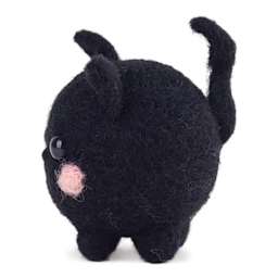 Pokeya Needle Felting Kit - Shadow The Cat, side