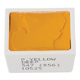 ShinHan PWC Extra Fine Half Pan Watercolor - Permanent Yellow Deep, Half Pan