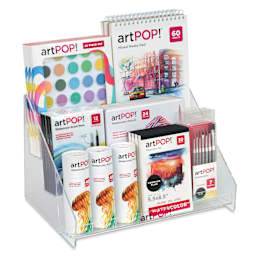 artPOP! Watercolor Sets and Countertop Display, side of display