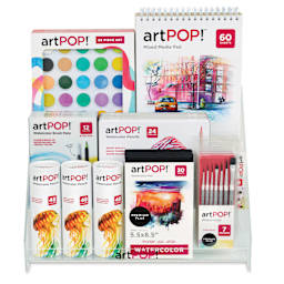 artPOP! Watercolor Sets and Countertop Display, front of display