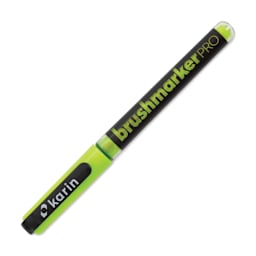 Karin Brushmarkers Pro Marker - Neon Yellow, cap on