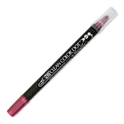 Zig Clean Color Dot Dual Tip Marker - Metallic Red, caps on