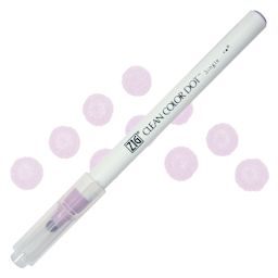 Zig Clean Color Dot Marker - Wisteria, swatch and marker