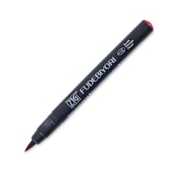 Zig Fudebiyori Brush Pen - Wine Red