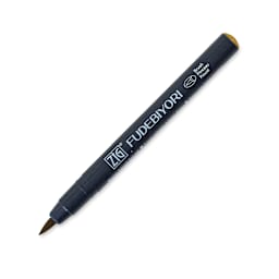 Zig Fudebiyori Brush Pen - Dark Oatmeal
