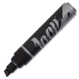 Loop Water-Based Acrylic Marker - Black, 10 mm (cap off)