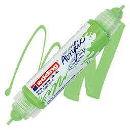 Edding 5400 Acrylic Double Ended Paint Marker - Pastel Green 917 marker and swatch