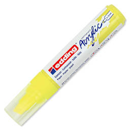 Edding Acrylic Paint Marker - Neon Yellow 065, Broad, Cap On