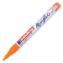 Edding Acrylic Paint Marker - Neon Orange 066, Fine, Cap Off