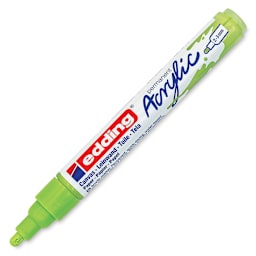 Edding Acrylic Paint Marker - Pastel Green 917, Medium, Cap Off