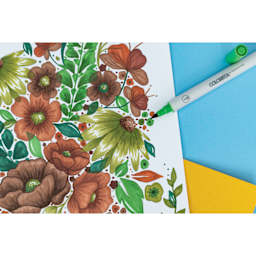 Colorista Dual-Ended Art Marker Sets - in use