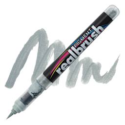 Karin Realbrush Pigment Marker - Neutral Grey 1, swatch and marker