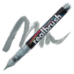 Karin Realbrush Pigment Marker - Neutral Grey 2, swatch and marker