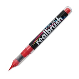 Karin Realbrush Pigment Marker - Red, cap off
