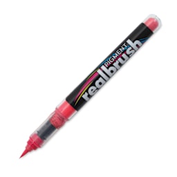 Karin Realbrush Pigment Marker - Magenta Red, cap off