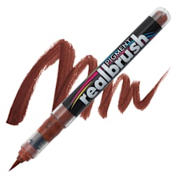 Karin Realbrush Pigment Marker - Henna, swatch and marker