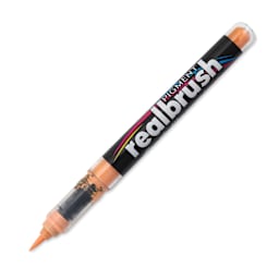 Karin Realbrush Pigment Marker - Pastel Orange, cap off